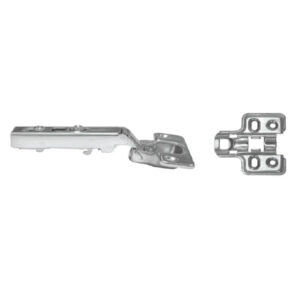 Bản lề Hafele METALLA SM 110 độ, giảm chấn, Inox 304, trọn bộ DIY