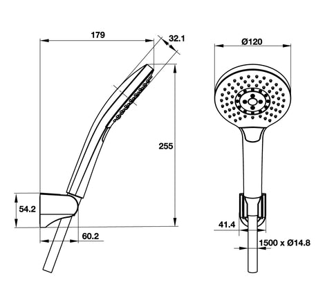 Bộ sen tay Hafele - AIRSENSE - 485 60