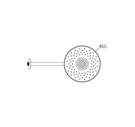Sen đầu gắn tường Hafele - AIRSENSE - 485 60