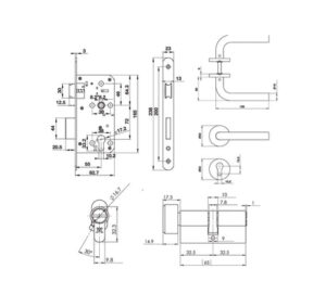 Bộ tay nắm Hafele nắp chụp tròn kiểu G1 - 489 10 661 1 457x431 crop center