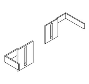 Bộ phụ kiện Hafele không bao gồm ray - Cửa trượt thẳng (lọt lòng) SLIDO CLASSIC 40 IF - 494 00 110 dimd1 457x431 crop center