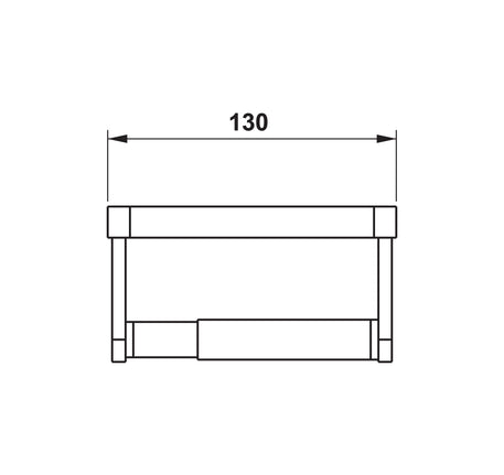 Giá treo giấy vệ sinh Hafele - 495 80 231
