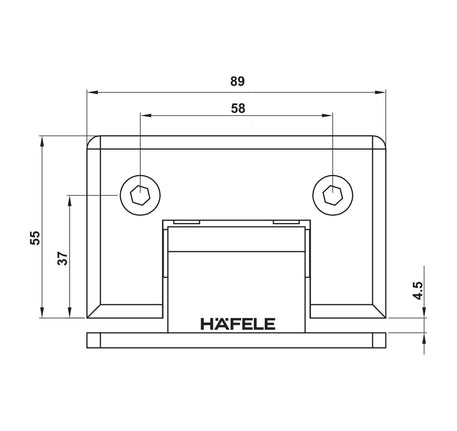 Bản lề kính tường 90° Hafele - 499 05 850 851 852 dim2 3f2266d6 30a6 4ef3 9fd2
