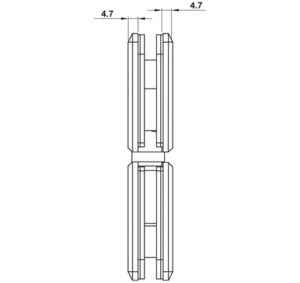 Bản lề kính - kính 180° Hafele - 499 05 853 854 855 dimd1 457x431 crop center