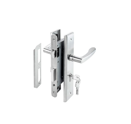 Bộ tay nắm Hafele đế dài kiểu Oval (tay nắm - thân khóa - ruột) - 499 62 501 457x431 crop center 1
