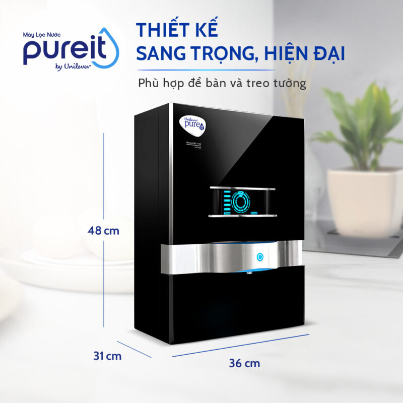 MÁY LỌC NƯỚC PUREIT ULTIMA ĐEN TREO TƯỜNG ĐỂ BÀN - 5 2