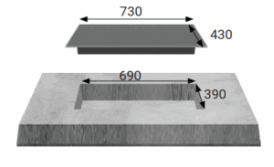 BẾP TỪ ĐÔI KAFF KF-FL101II - 5 4