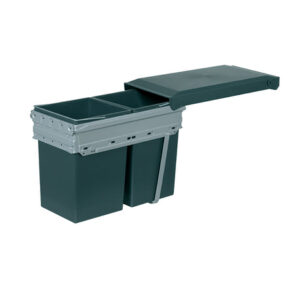 Thùng rác Hafele 2 ngăn, có ray kéo