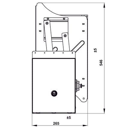 Phụ kiện rổ nâng hạ Hafele - ORIA - 504 71