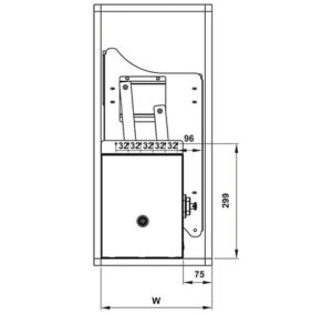 Rổ chén đĩa Hafele với thiết kế lưới tròn LENTO - 504 76 010 12 13 dimd 457x431 crop center