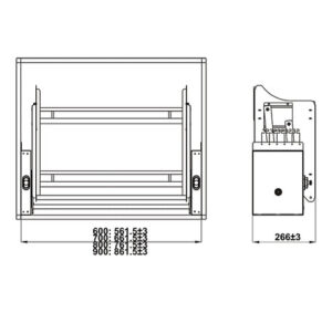 Rổ nâng hạ Hafele - ORIA - 504 76 814 15 17 18 dimd 457x431 crop center