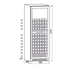 TỦ RƯỢU ÂM TỦ HAFELE HW-C415FB (533.17.021) - 533 17 021 dimd 457x431 crop center