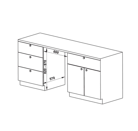 MÁY RỬA CHÉN ÂM TỦ TOÀN PHẦN HAFELE HDW-FI60D (533.23.320) - 533 23