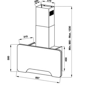 MÁY HÚT MÙI GẮN TƯỜNG HAFELE HH-WVGS90A (533.80.203) - 533 80 203 dimd 457x431 crop center