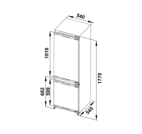 Tủ lạnh âm Hafele HF-BI60X - 534 14