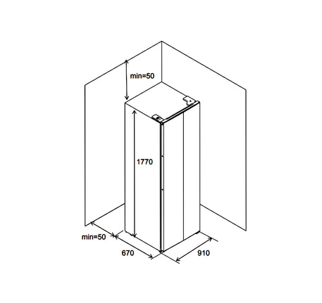 Tủ Lạnh SBS Hafele HF-SB5601FB - 534 14