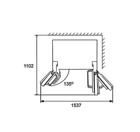 Tủ Lạnh SBS Hafele HF-SB5601FB - 534 14
