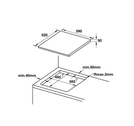 BẾP TỪ ĐA VÙNG NẤU HAFELE HC-IF60D ( 536.01.911) - 536 01
