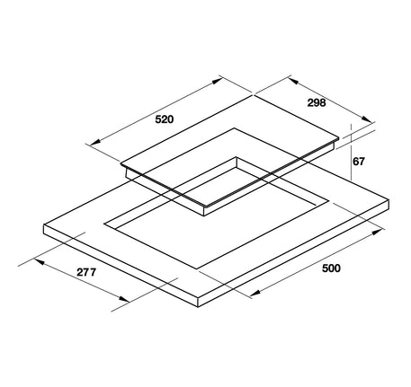 BẾP ĐIỆN 2 VÙNG NẤU HAFELE HC-R302D (536.61.670) - 536 61