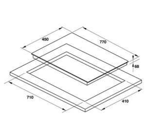 BẾP TỪ KẾT HỢP ĐIỆN 2 VÙNG NẤU HAFELE HC-M772D (536.61.695) - 536 61 695 dimd 457x431 crop center