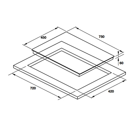 BẾP TỪ 2 VÙNG NẤU HAFELE HC-I752B ( 536.61.787 ) - 536 61