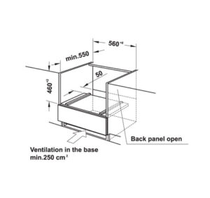 Lò nướng kết hợp vi sóng âm tủ Hafele 50 lít HCO-8T50A, Series 800 - 538 01 431 dimd 3 457x431 crop center