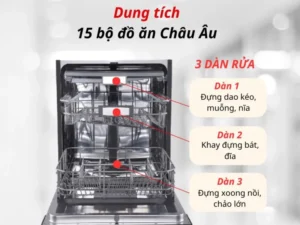 MÁY RỬA CHÉN ĐỘC LẬP HAFELE HDW-F6051S (538.21.370) - 538