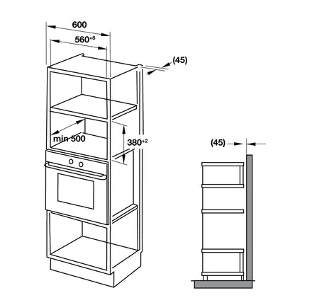 Lò vi sóng kết hợp nướng Hafele HM-B38D - 538 31