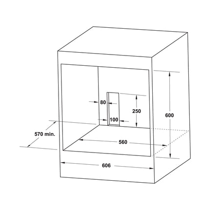 LÒ NƯỚNG ÂM TỦ HAFELE 65 LÍT HO-2K65A (538.61.431) - 538 61