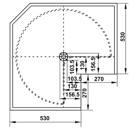 Bộ rổ góc xoay 270 độ Hafele - Mezzo - 548 37