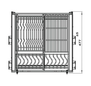 Rổ bát đĩa nan ovan Hafele - KASON FLEX - 549 04 044 45 46 47 dimd1 457x431 crop center