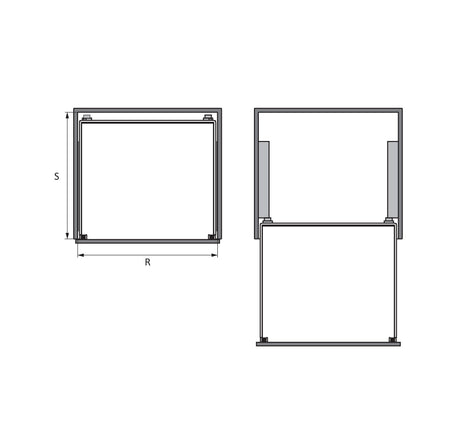 Bộ rổ chén đĩa Hafele - Cappella, phiên bản rổ chén đĩa không kèm ống đựng đũa - 549 08 004 005 006 007