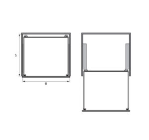 Bộ rổ xoong nồi Hafele - Cappella - 549 08 024 025 026 027 028 224 228 dimd 1 457x431 crop center