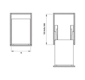 Bộ rổ gia vị Hafele - Sonata ( có kèm khay đũa ) - 549 20 011 013 014 015 dimd 1 457x431 crop center