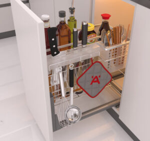 Bộ rổ gia vị Hafele - Sonata ( có kèm khay đũa )