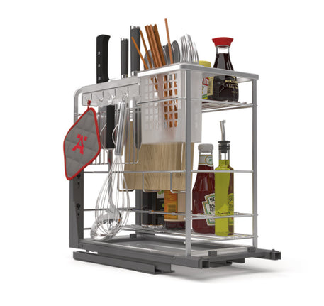 Bộ rổ gia vị Hafele - Sonata ( có kèm khay đũa ) - 549 20