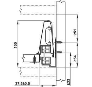 Ray hộp Hafele Alto Matrix Box - 552 75 005 dimd alto 457x431 crop center