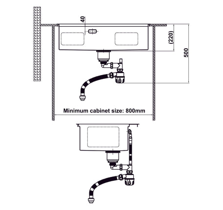 CHẬU INOX HAFELE WS R0 HS24-SSN1S-7650 (567.20.627) - 567 20