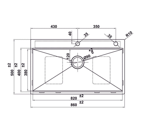 CHẬU INOX HAFELE WS R0 HS24-SSN1S-8650 (567.20.637) - 567 20