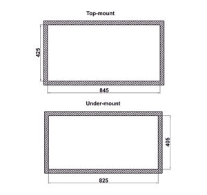 CHẬU INOX HAFELE WS R0 HS24-SSN1S-8644 (567.24.477) - 567 24 477 dimd2 457x431 crop center