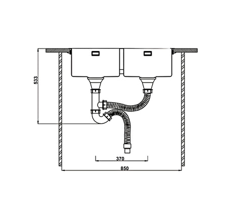 CHẬU INOX HAFELE HS22-SSN2S90P (567.94.000) - 567 94