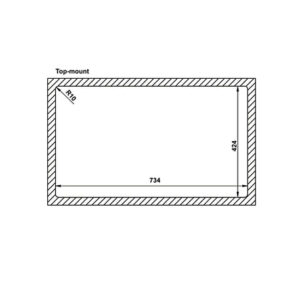 CHẬU INOX HAFELE HS22-SSN2S90P (567.94.000) - 567 94 000 dimd4 457x431 crop center