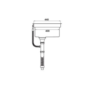 CHẬU INOX HAFELE HS21-SSN1S90 (567.94.020) - 567 94 020 dimd 3 457x431 crop center