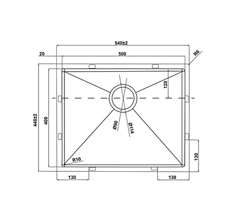 CHẬU INOX HAFELE – HS21-SSN1S60P (567.94.070) - 567 94
