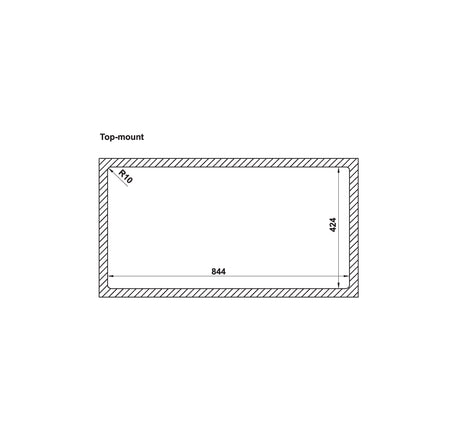 CHẬU INOX HAFELE HS21-SSN2S90 MÀU ĐEN 567.96.310 - 567 96