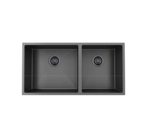 CHẬU INOX HAFELE HS21-SSN2S90 MÀU ĐEN 567.96.310