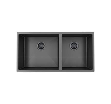 CHẬU INOX HAFELE HS21-SSN2S90 MÀU ĐEN 567.96.310