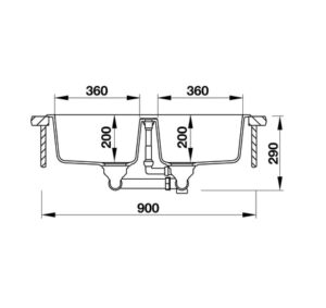 CHẬU GRANSTONE HAFELE HS19-GEN2S90 MÀU XÁM 570.36.500 - 570 36 400 500 300 457x431 crop center