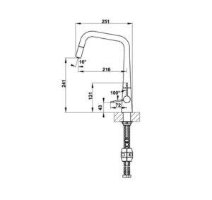 VÒI BẾP HAFELE HYDROS HT20-CH1P241 ( 570.82.220 ) - 570 82 220 dimd1 457x431 crop center
