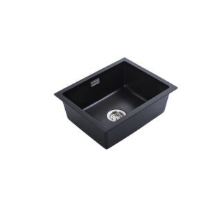 CHẬU ĐÁ ĐƠN HAFELE ESSENCE HS22-GEN1S60S MÀU ĐEN 577.25.300 - 577 25 300 ppic2 457x431 crop center